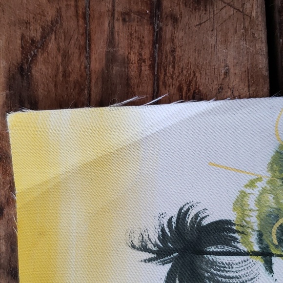 Vintage Asian Art signed - Picture 6 of 7